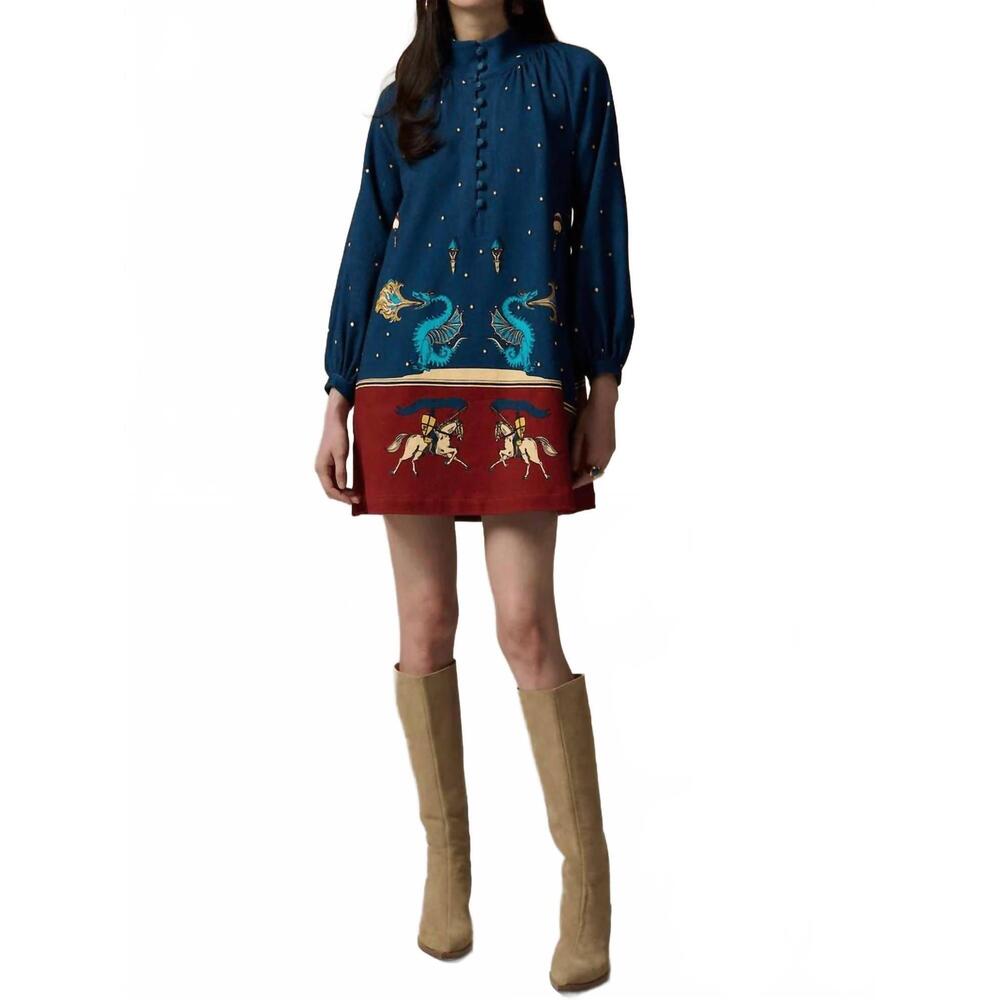 NEW PAOLITA phoebe mini dress in orsini
